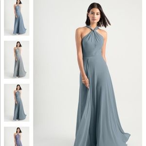 Jenny Yoo Halle dress in Mayan Blue